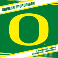 image NCAA Oregon Ducks 2026 Wall Calendar Main Product Image