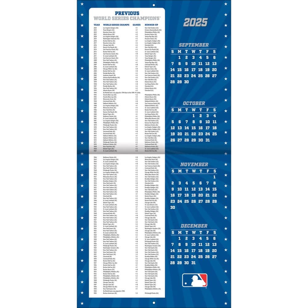 MLB Los Angeles Dodgers 2026 Wall Calendar Second Alternate Image