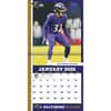 image NFL Baltimore Ravens 2026 Wall Calendar Third Alternate Image