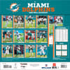 image NFL Miami Dolphins 2026 Wall Calendar First Alternate Image