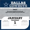 image NFL Dallas Cowboys 2026 Desk Calendar Second Alternate Image