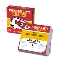 image NFL Kansas City Chiefs 2026 Desk Calendar Main Product Image