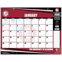 image NCAA Alabama Crimson Tide 2026 Desk Calendar Main Product Image