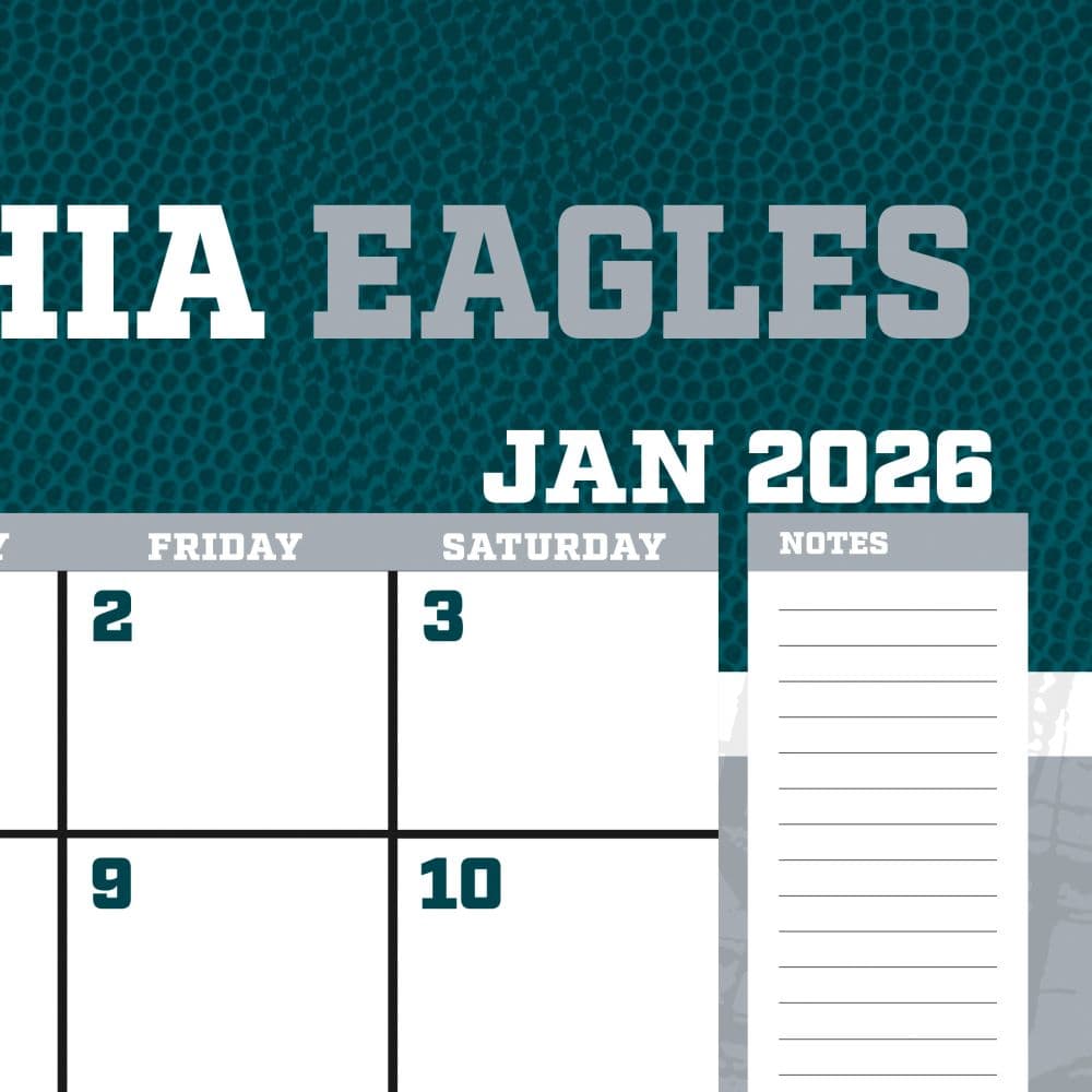 NFL Philadelphia Eagles 2026 Desk Calendar Second Alternate Image