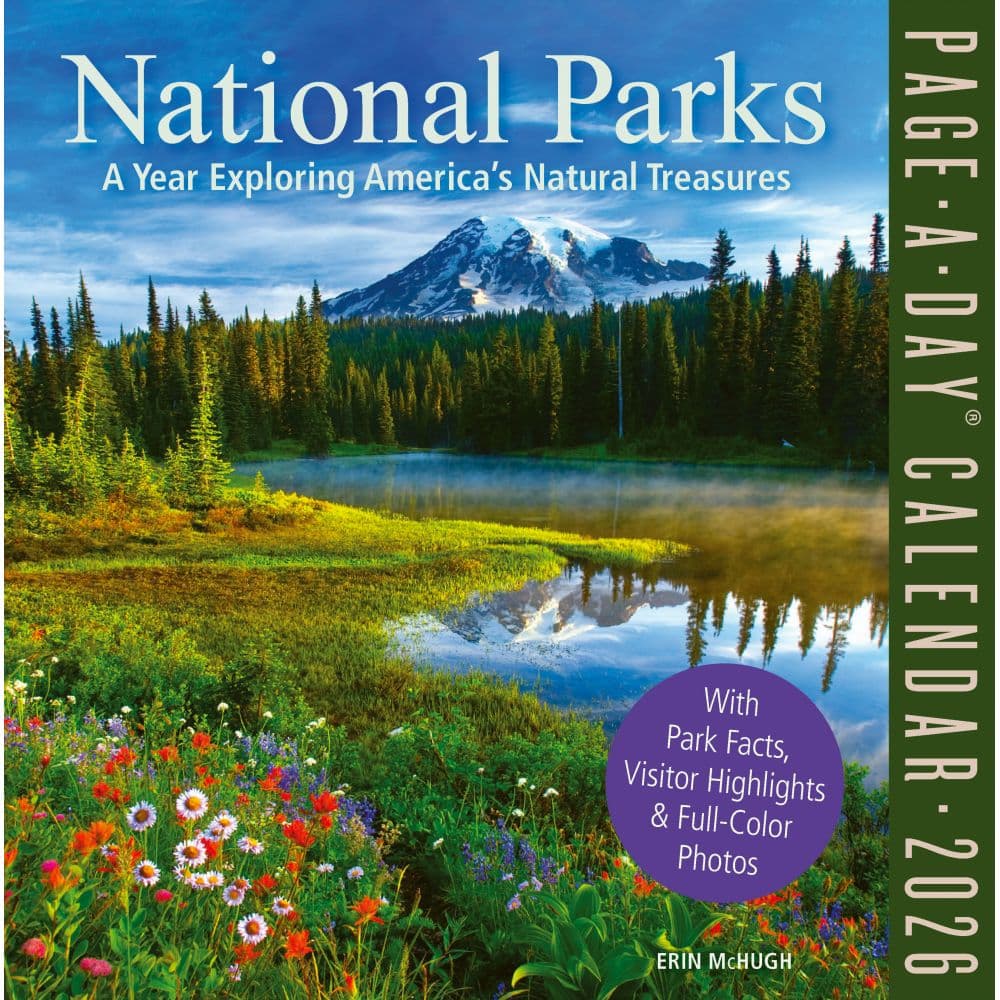 National Parks  2026 Desk Calendar Fourth Alternate Image