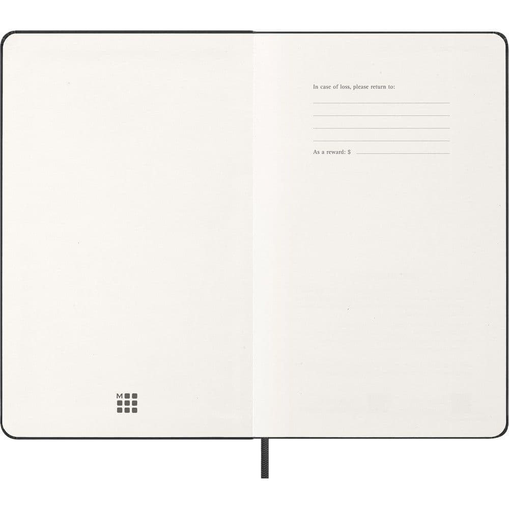 Moleskine Large Black Weekly Hard Cover 12 Month 2026 Planner Third Alternate Image