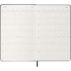 image Moleskine Large Blue Weekly Hard Cover 12 Month 2026 Planner Fifth Alternate Image