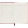 image Moleskine Pocket Red Daily Hard Cover 12 Month 2026 Planner Fifth Alternate Image