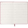 image Moleskine Large Red Daily Hard Cover 12 Month 2026 Planner Fifth Alternate Image