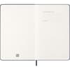 image Moleskine Large Blue Daily Hard Cover 12 Month 2026 Planner Third Alternate Image