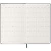 image Moleskine Large Blue Daily Hard Cover 12 Month 2026 Planner Sixth Alternate Image