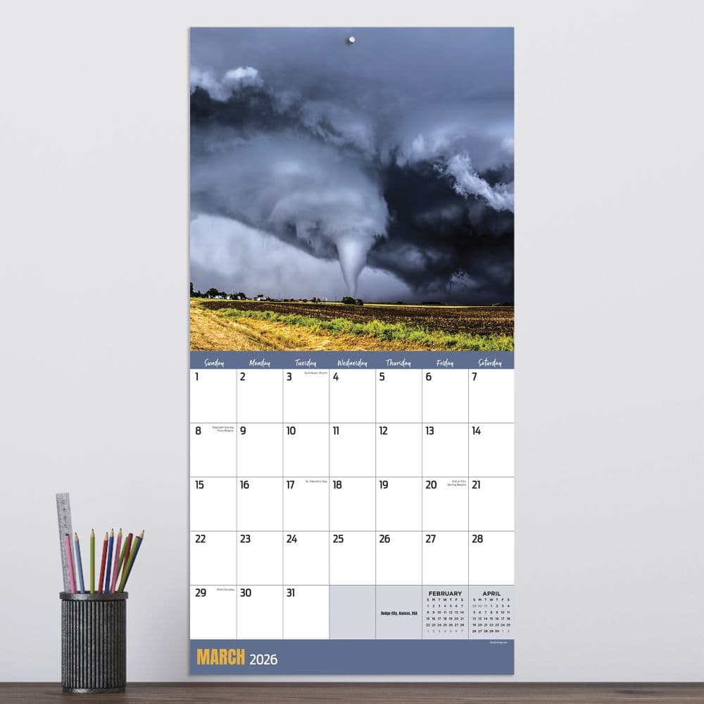 Weather 2026 Wall Calendar Third Alternate Image