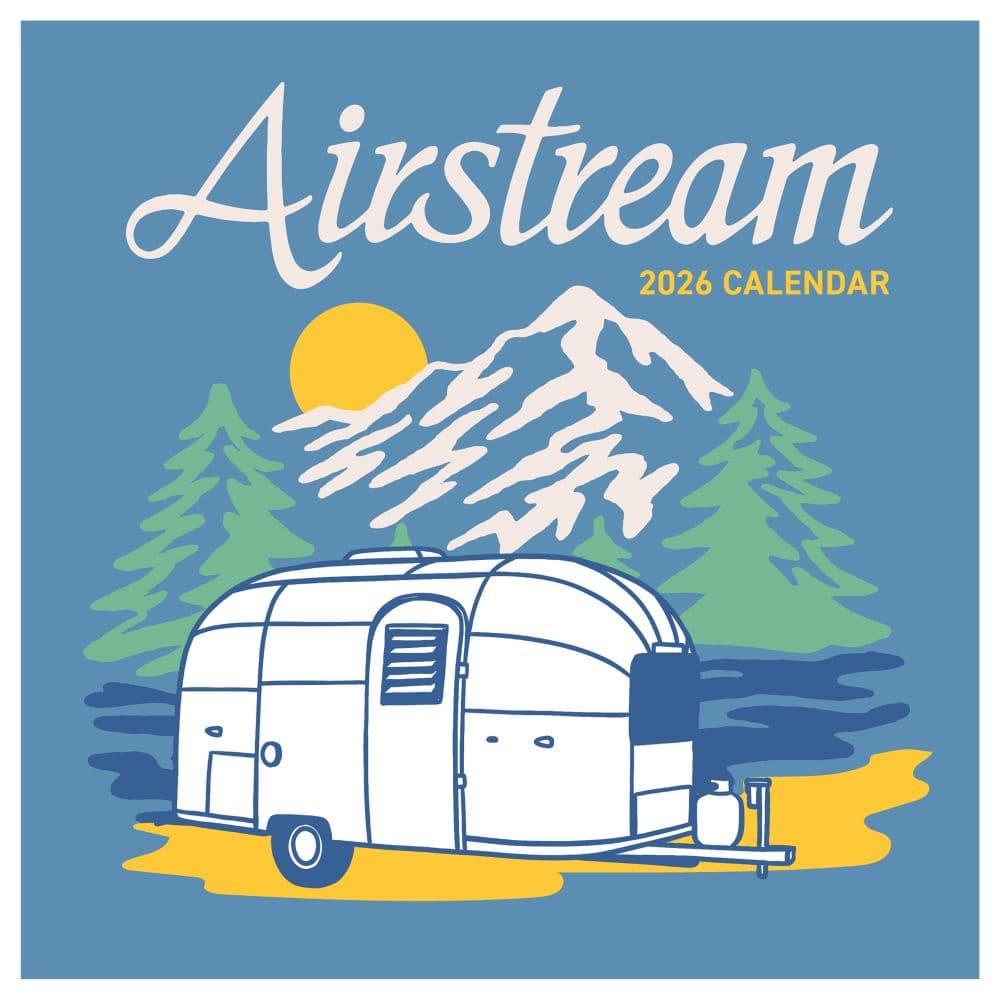 image Airstream 2026 Mini Wall Calendar Main Product Image
