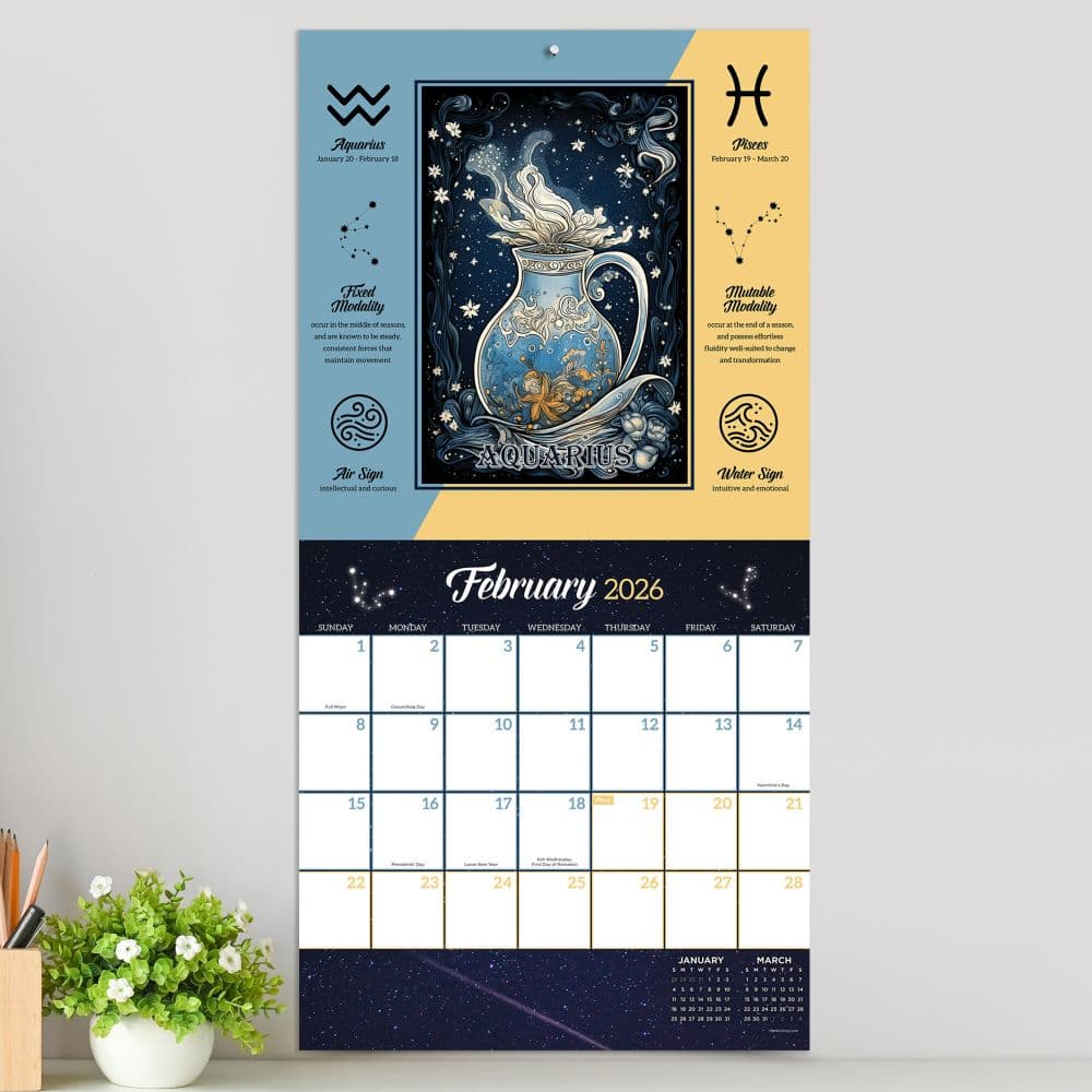 Year Of Astrology 2026 Wall Calendar Third Alternate Image