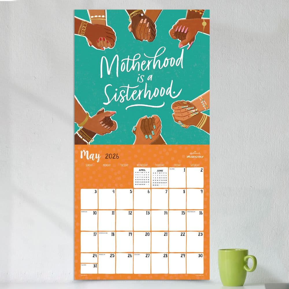 Mahogany Uplifted Empowered 2026 Wall Calendar Third Alternate Image