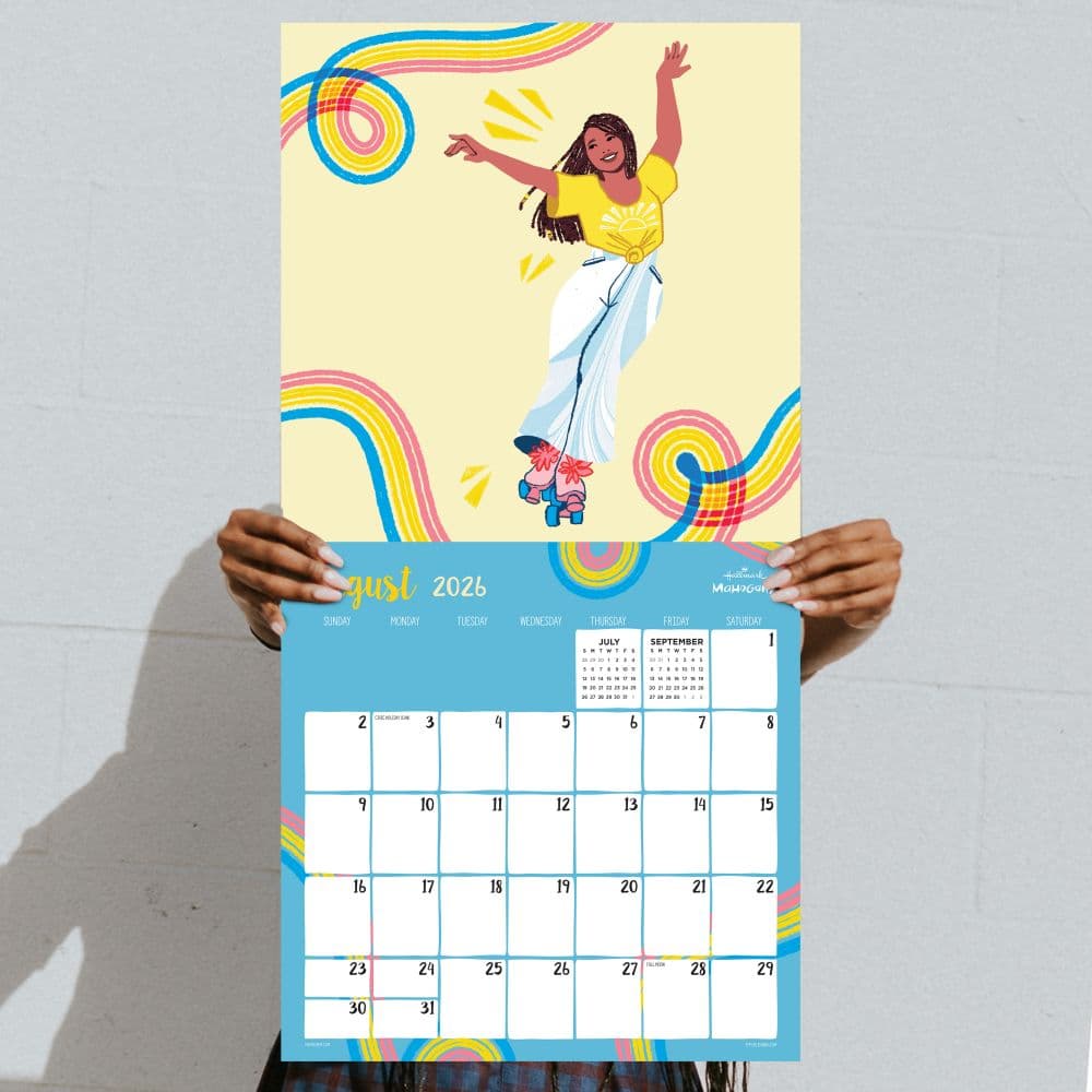 Mahogany Uplifted Empowered 2026 Wall Calendar Fourth Alternate Image