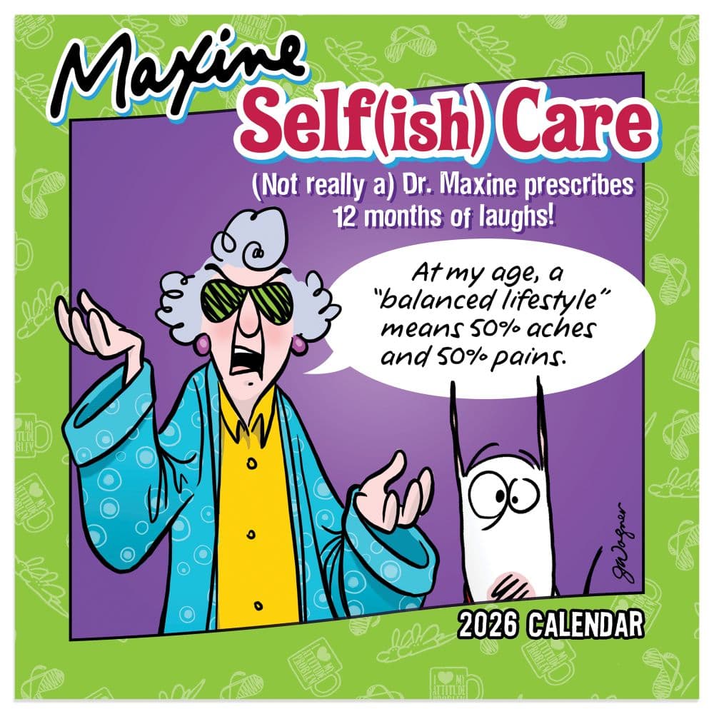 Maxine 2026 Mini Wall Calendar Main Product Image