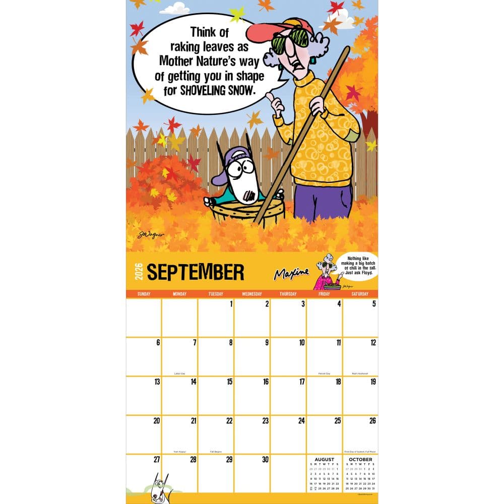 Maxine Homeowner Blues 2026 Wall Calendar Second Alternate Image