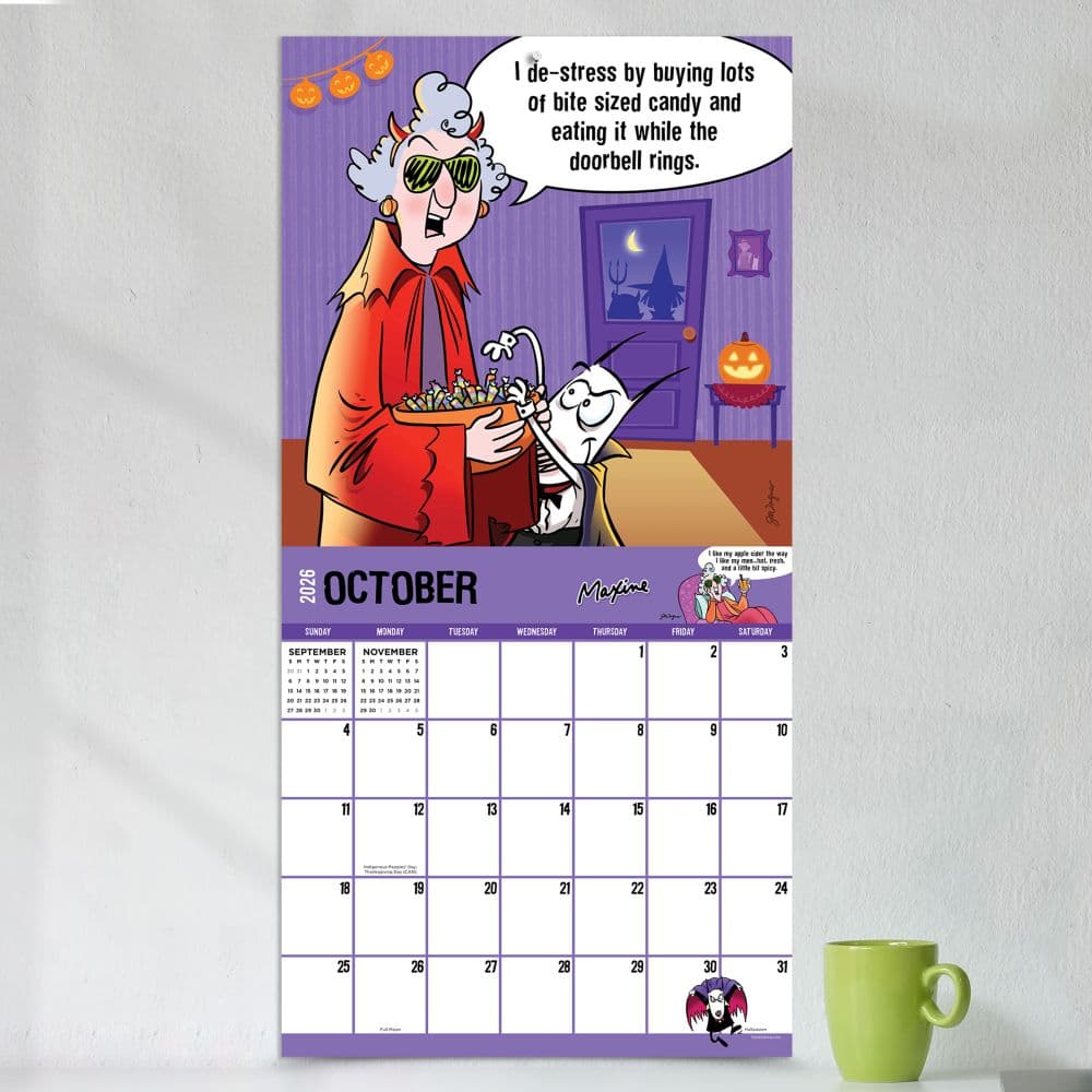 Maxine Homeowner Blues 2026 Wall Calendar Third Alternate Image