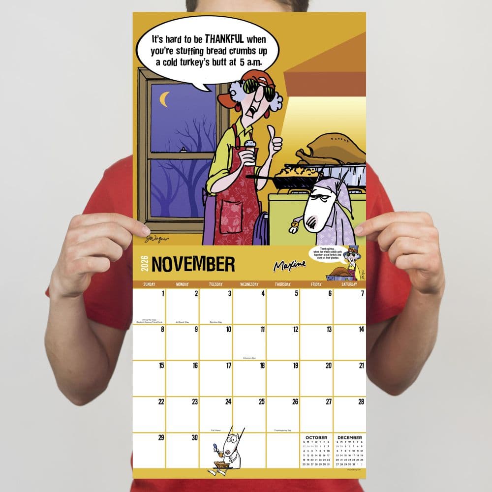 Maxine Homeowner Blues 2026 Wall Calendar Fourth Alternate Image