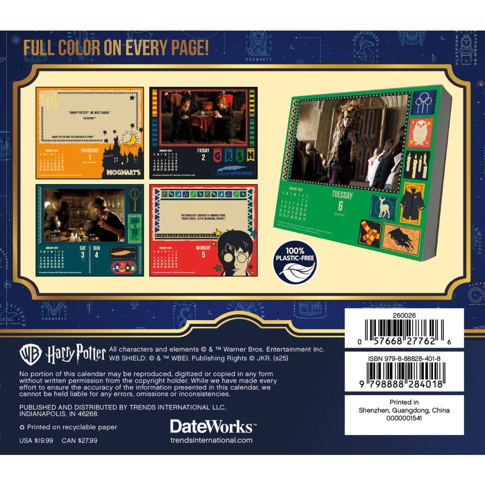 Harry Potter 2026 Desk Calendar First Alternate Image