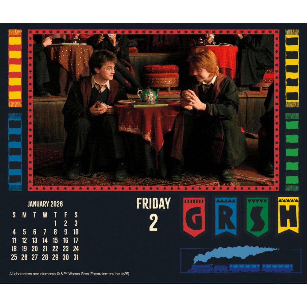 Harry Potter 2026 Desk Calendar Third Alternate Image