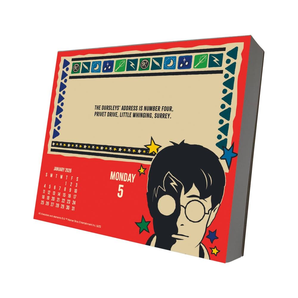 Harry Potter 2026 Desk Calendar Seventh Alternate Image