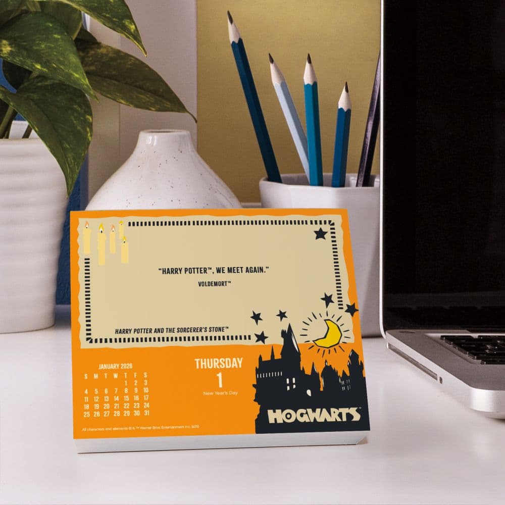 Harry Potter 2026 Desk Calendar Eighth Alternate Image