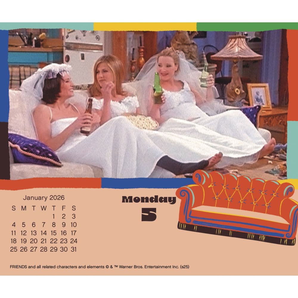 Friends 2026 Desk Calendar Fifth Alternate Image