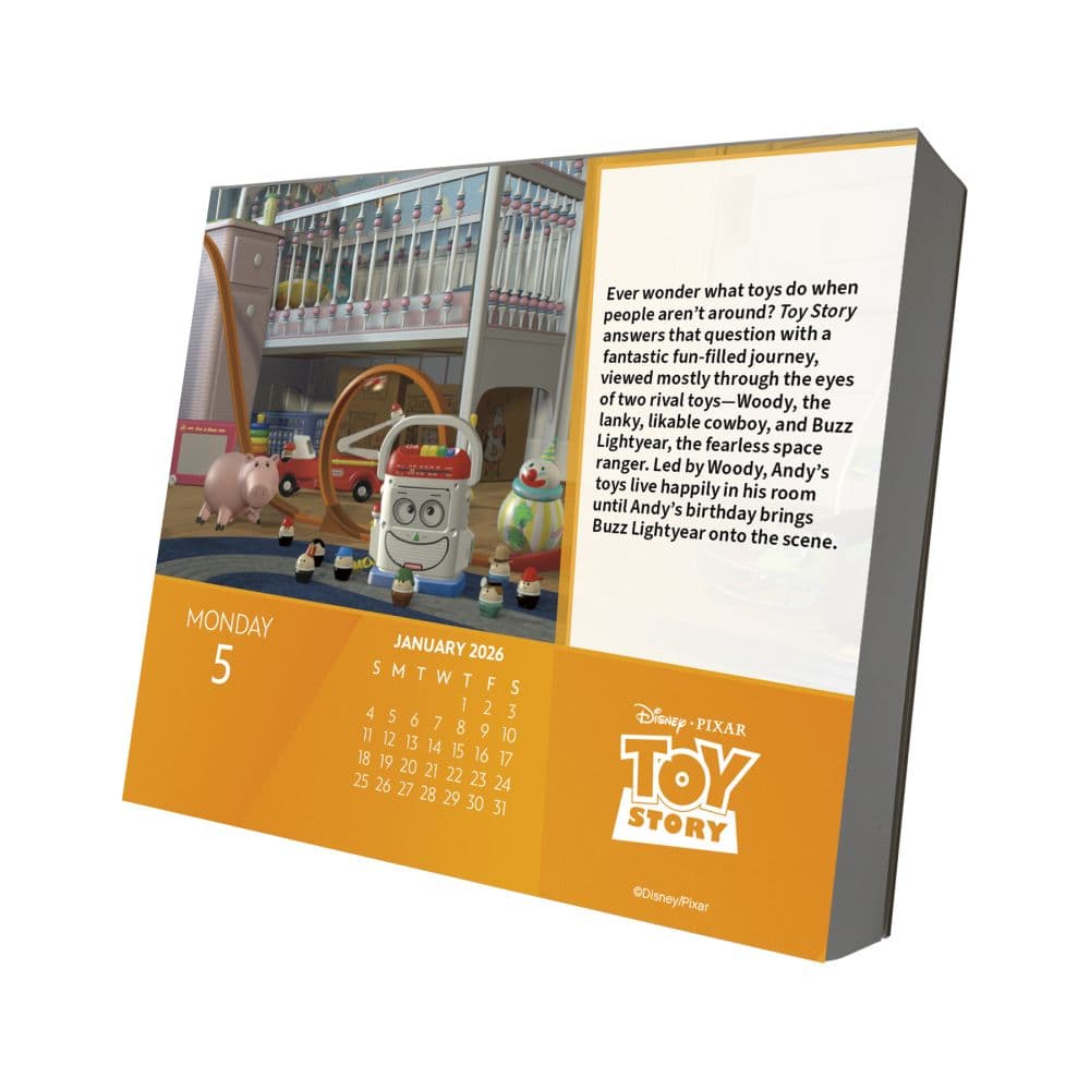 Disney Pixar 2026 Desk Calendar Seventh Alternate Image