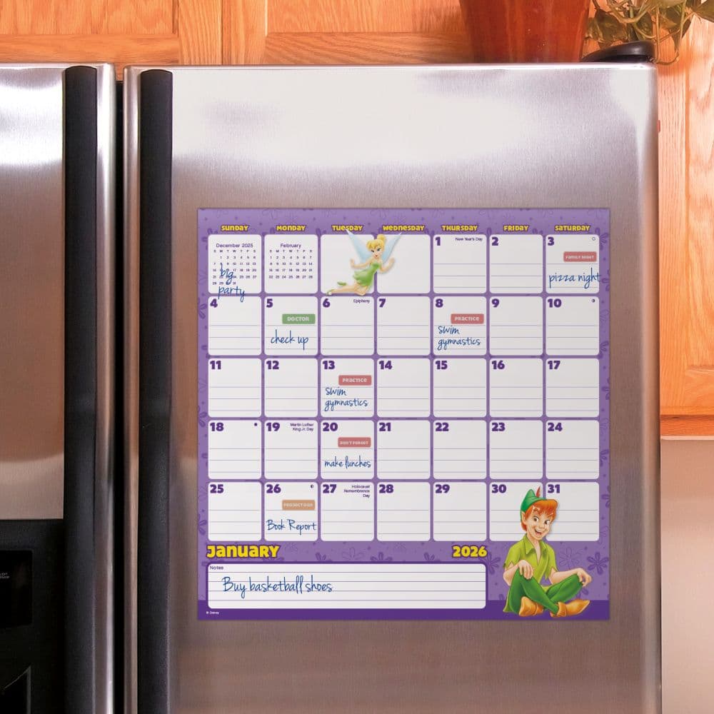Disney Classic 2026 Magnetic Calendar Fifth Alternate Image