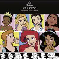 image Disney Princess 2026 Mini Wall Calendar Main Product Image