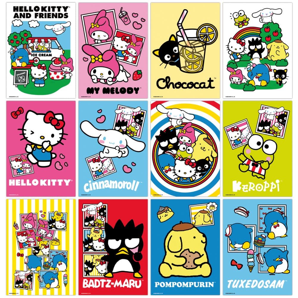 Hello Kitty and Friends 2026 Mini Wall Calendar Sixth Alternate Image