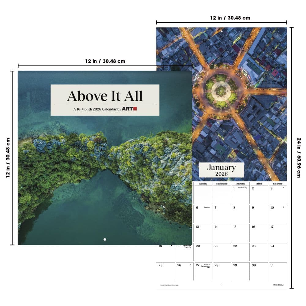 Above it All 2026 Wall Calendar Sixth Alternate Image