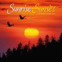 image Sunrise Sunset 2026 Wall Calendar Main Product Image