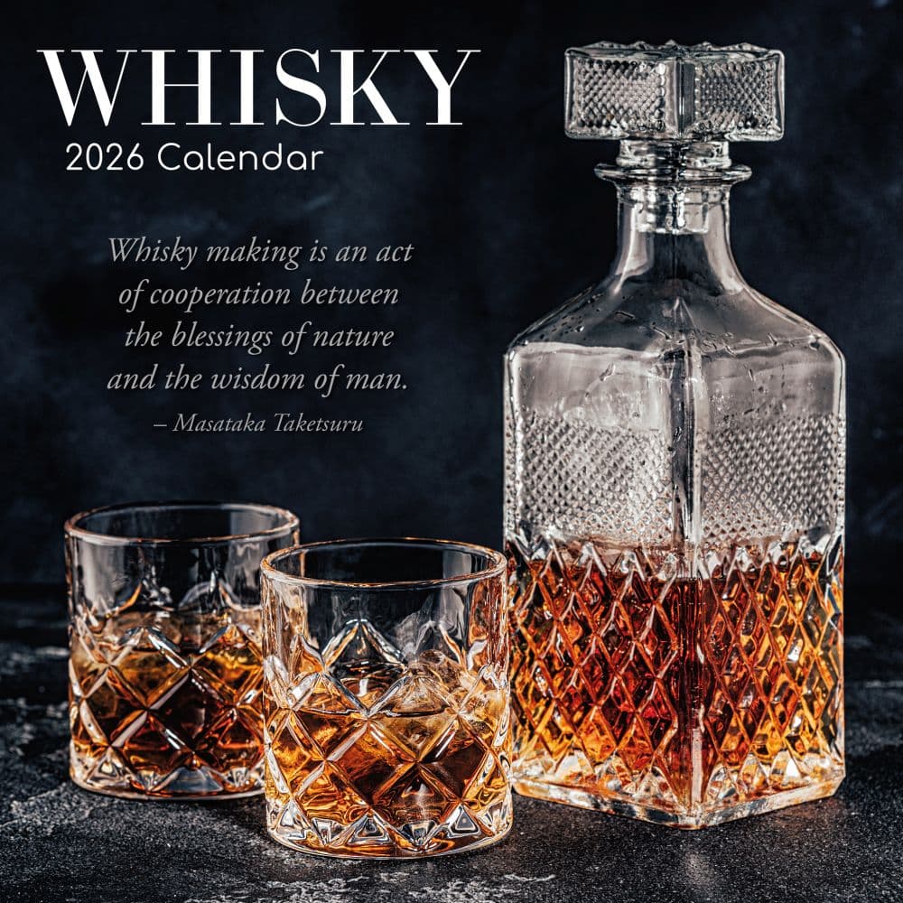 Whisky 2026 Wall Calendar Main Product Image