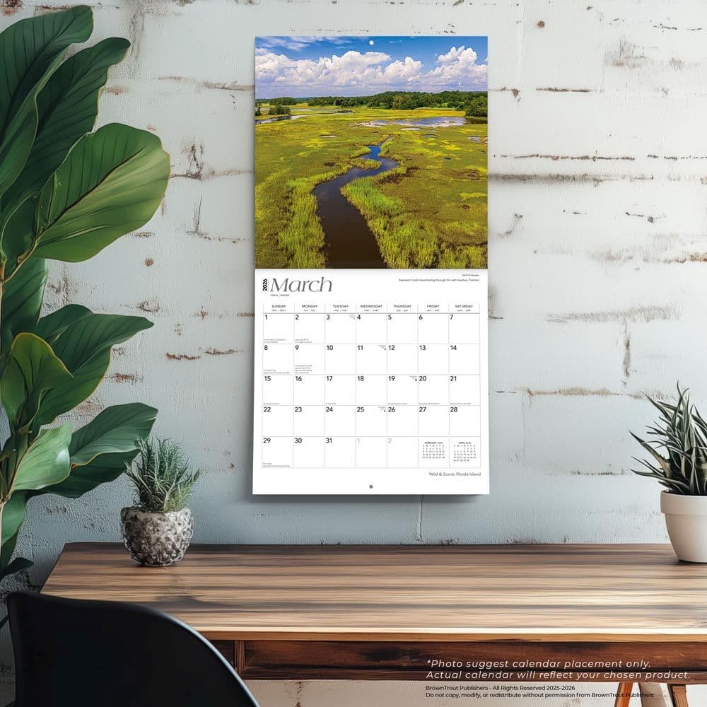 Rhode Island 2026 Wall Calendar Fourth Alternate Image