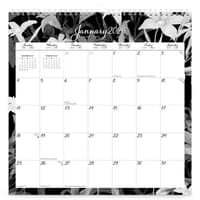 image Ebony And Ivory Spiral 2026 Wall Calendar Main Product Image
