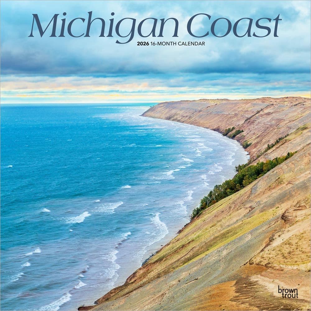 image Michigan Coast 2026 Wall Calendar Main Product Image