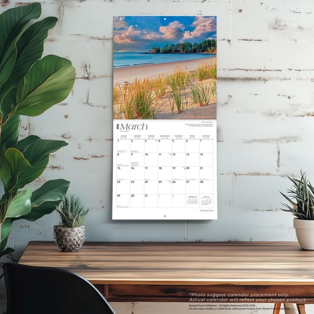 Michigan Coast 2026 Wall Calendar Fourth Alternate Image