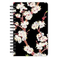 image Black Foral Compact Journal Main Product Image