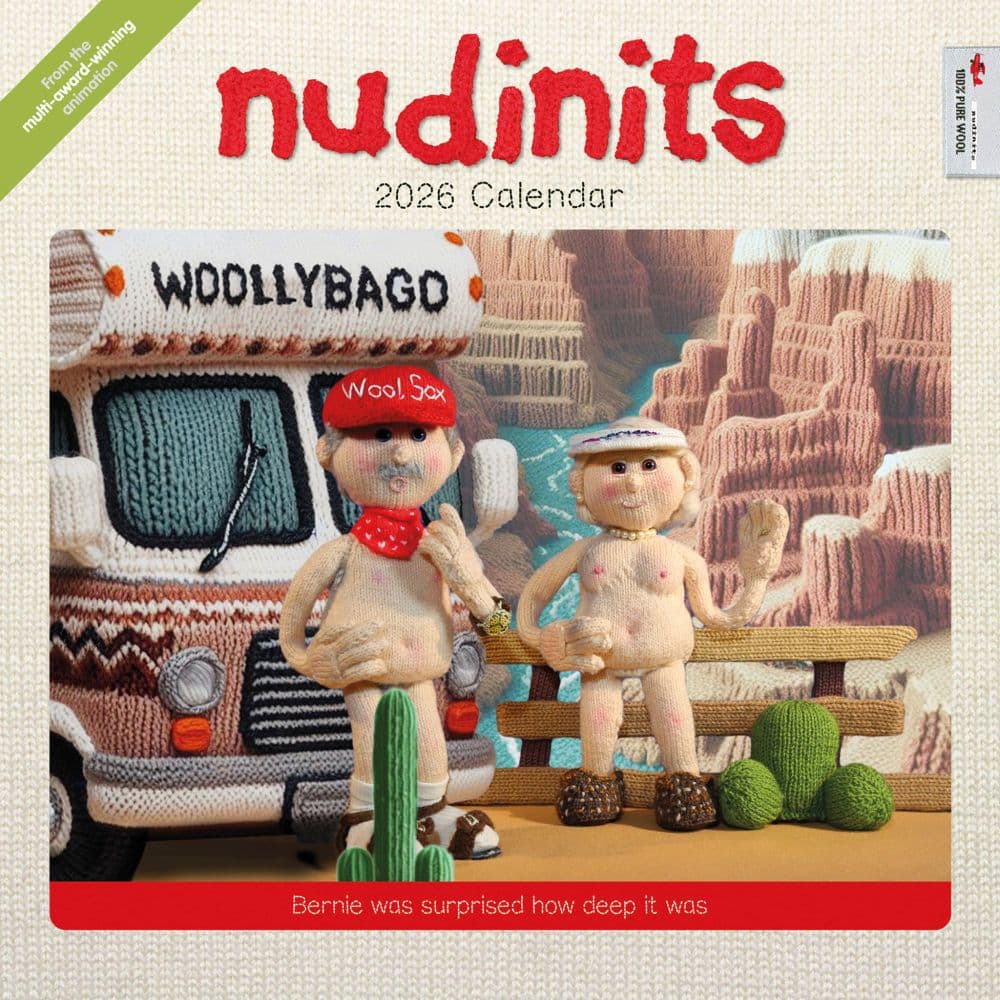 Nudinits 2026 Wall Calendar Main Product Image
