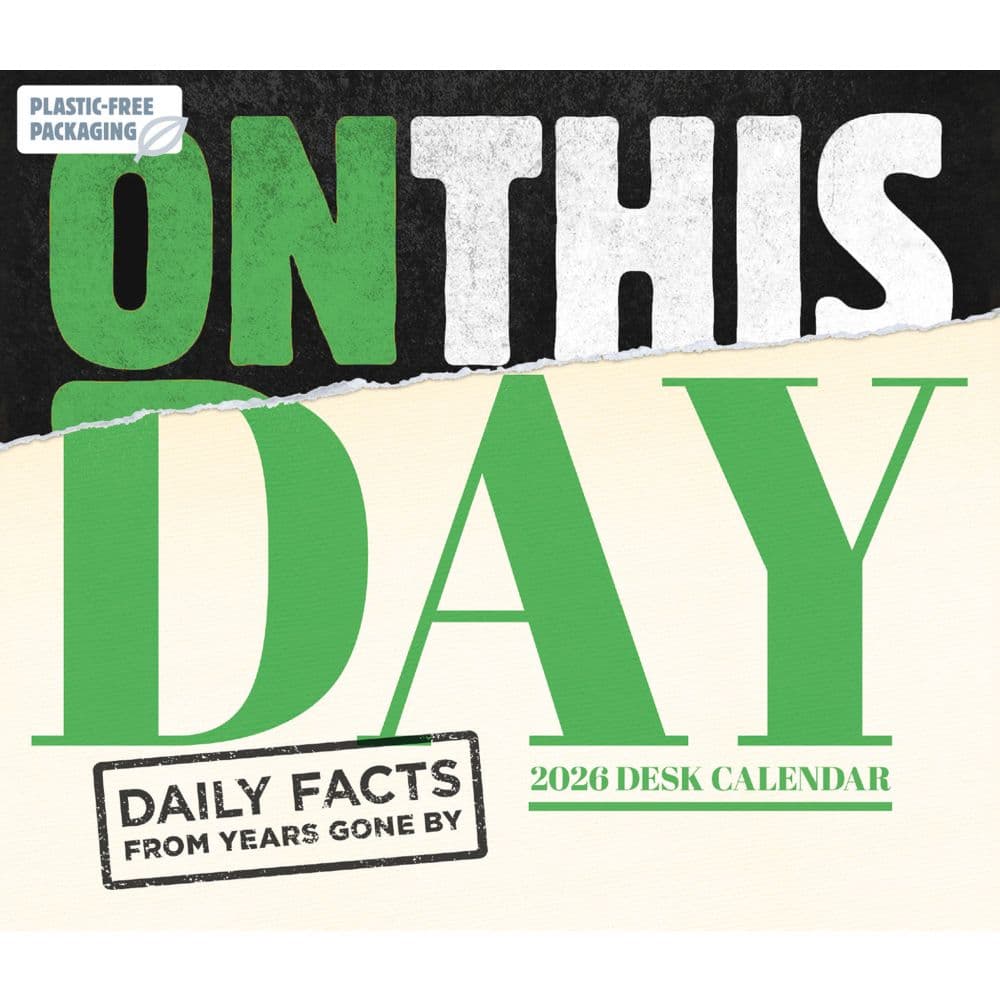 On This Day 2026 Desk Calendar Main Product Image