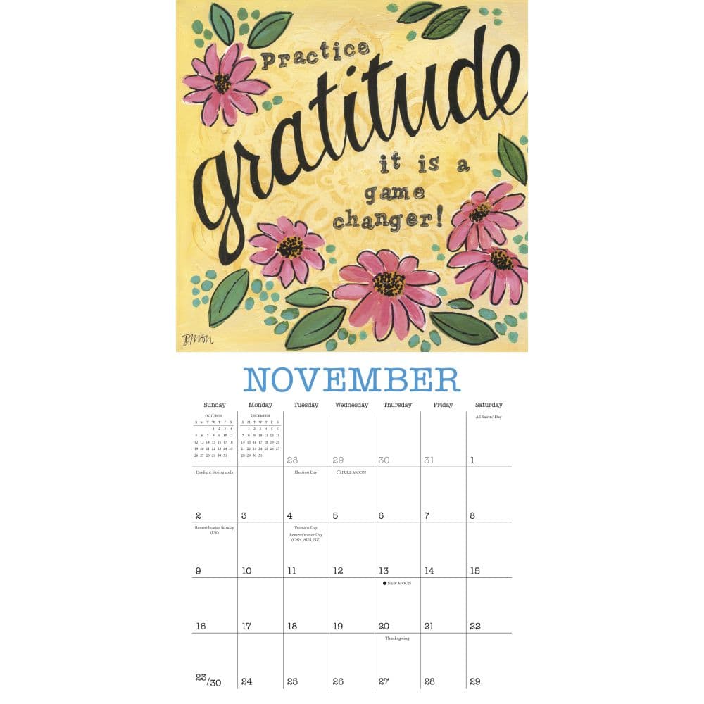 Year of Hope and Inspiration 2025 Mini Wall Calendar by Deborah Mori Second Alternate Image width=&quot;1000&quot; height=&quot;1000&quot;