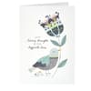 image Bird with Flowers Sympathy Card Sixth Alternate Image width=&quot;1000&quot; height=&quot;1000&quot;