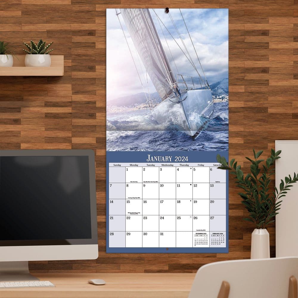 Sailboats 2024 Wall Calendar Alternate Image 5