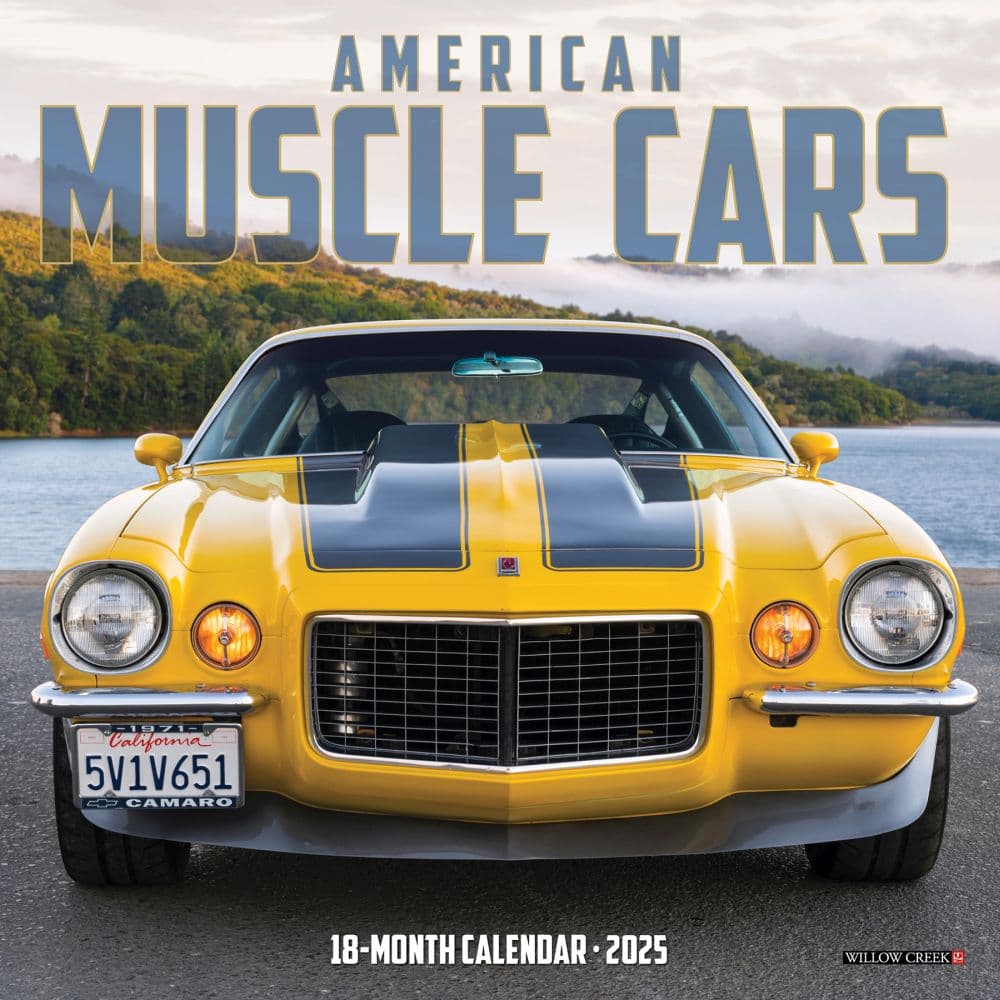 American Muscle Cars 2025 Mini Wall Calendar Main Product Image width=&quot;1000&quot; height=&quot;1000&quot;