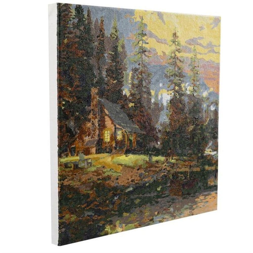 Kinkade Retreat Paint by Number Kit Third Alternate Image width=&quot;1000&quot; height=&quot;1000&quot;