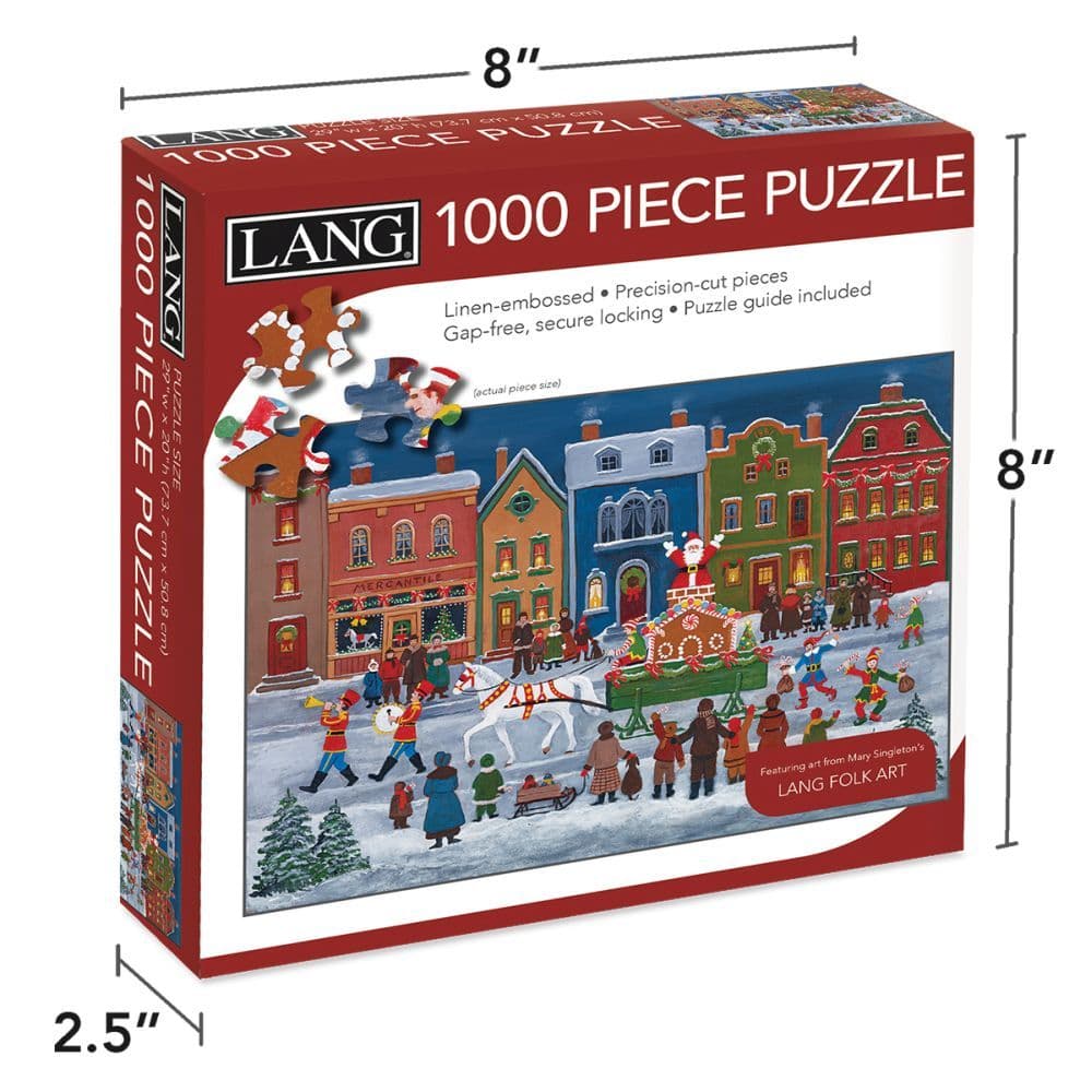 Christmas Parade 1000 Piece Puzzle by Mary Singleton Alternate Image 3