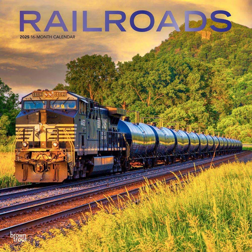 image Railroads 2025 Wall Calendar Main Image